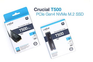 玩家福音 PCIe Gen4 的優秀人選 Micron Crucial T500。PCIe Gen4 x4 M.2 SSD