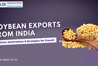 Soybean Exports from India: Key Data, Destinations & Strategies for Growth