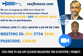 VACFinance — AMA