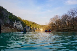 Spring break with frozen feet and a sunburn at the Buffalo National River