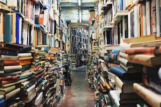 Lovely library pic via PixaBay