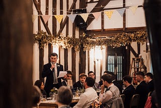 Conquering the best man speech