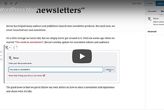 WordPress releases new Revue sign-up form to grow your audience faster
