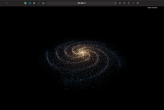 A Galaxy Generator Experience made using Three.js