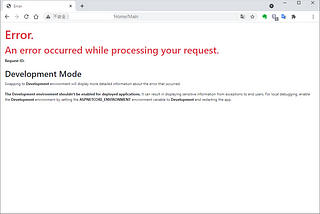 [ASP.Net Core 3.1\MVC][紀錄]從IIS開啟.Net Core網站出現Error.An error occurred while processing your request.