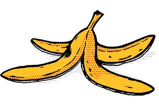 Banana skin or banana peel