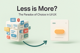 The Paradox of Choice in UI/UX Design — Less is More
