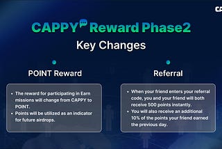 CAPPY Rewards and Referral Reforms