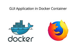GUI application in docker container