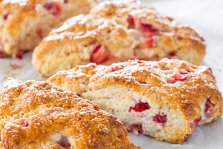 Strawberry Scones