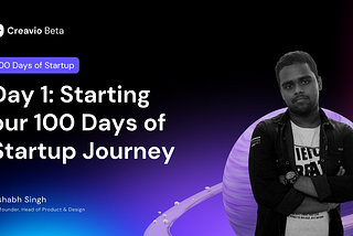 Day 1: Starting our 100 Days of Startup Journey