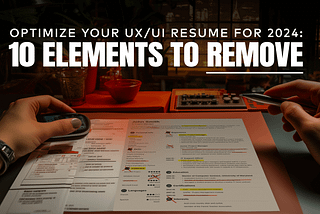 Optimize Your UX/UI Resume for 2024: 10 Elements to remove