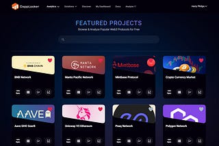 Explore Top Blockchain, Crypto, NFT, Decentralized Finance, Bitcoin, Ethereum and more with DappLooker Featured Projects