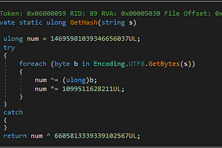 SUNBURST / Solorigate Backdoor Analysis