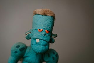 Toy replica of Frankenstein’s monster. Photo by Ashkan Forouzani on Unsplash