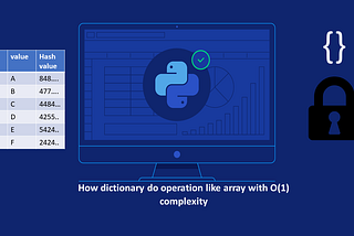 How dictionary do operation like array with O(1) complexity | https://sagoresarker.medium.com/