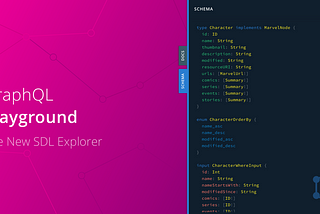 The new SDL view in graphql-playground v1.8.5