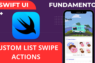 📱 Custom List Swipe Action no SwiftUI