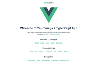 Creating First Vue Project