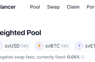 Savvy’s Latest Liquidity Pool: Savvy TriCrypto Balancer