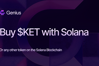 How to buy $KET on Avax with Solana