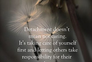Living in Detached Attachment