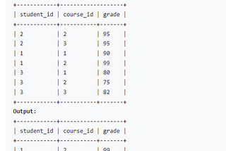 SQL MOSAIC #1112. Highest Grade For Each Students