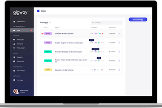 Redesigning Gigway’s platform