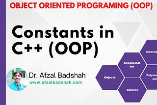 Constants in C++ (OOP Tutorial)