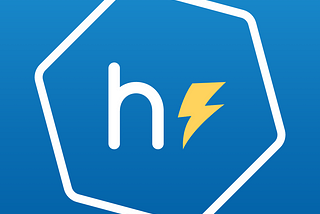 Hexa Wallet Logo that depicts a lightning bolt signifying Hexa now has a lightning account.