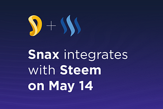 Snax integrates with Steem