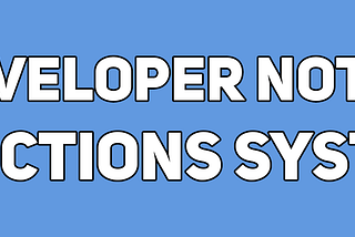Developer Notes | Rewrite of the sanction system