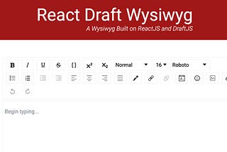 Build a Rich-Text Editor with React Draft Wysiwyg