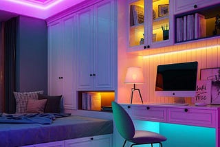 LED colour changing lights