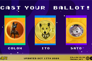 Meme Coin Madness: Cast Your Ballot in the BearX Investment Event!