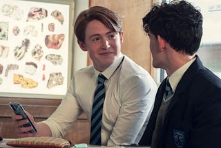 Nick ( Kit Connor, left) and Charlie (Joe Locke) from Heartstopper. Copyright © 2022 Neflix