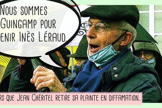 Kelaouiñ était à Guingamp pour célébrer la victoire d’Inès Léraud face à Chéritel le 28 janvier