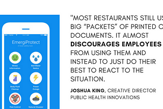 EmergiProtect App Tackles Dangerous Lack of Fast, Accurate Food Safety Information Available to…