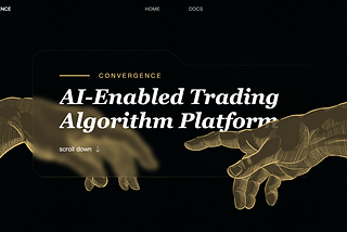 Revolutionizing Trading with Convergence ：AI-Enabled Trading Algorithm Platform