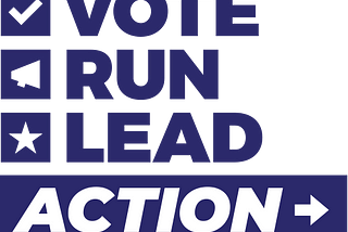 Vote Run Lead Action logo