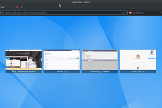 Building the development environment for Falkon (KDE)
