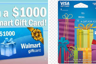 You can get a Walmart Gift Card
