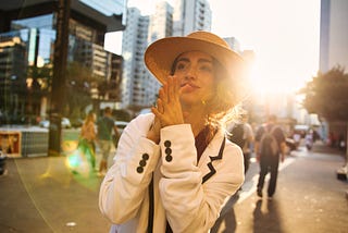 Isabella Dragão — em expressando Reza Nua na Avenida Paulista, Agosto 2022.