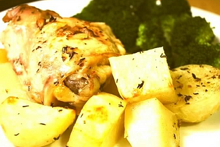 Lebanese Chicken and Potatoes — Lebanese