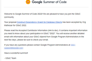 How I Spent My [Google] Summer [of Code] Part 1