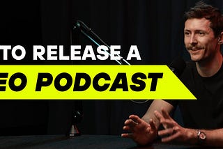 How To Release A Video Podcast