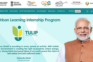 Get an Internship with the TULIP Internship Program by the Indian Government for Freshers.