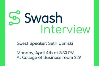 Swash Interview (Clemson Blockchain X Seth Uliniski)