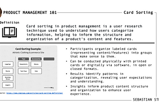 Product Management 101: #34 Card Sorting
