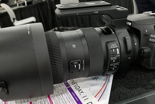 Canon 90D with a Sigma 60–600mm Sport lens